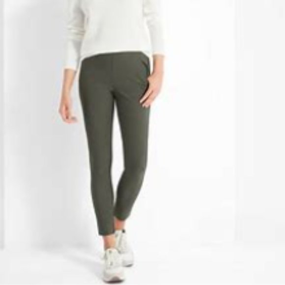 Skinny Luxe Sculpt Pant in Dusty Olive Green - Picture 2 of 12